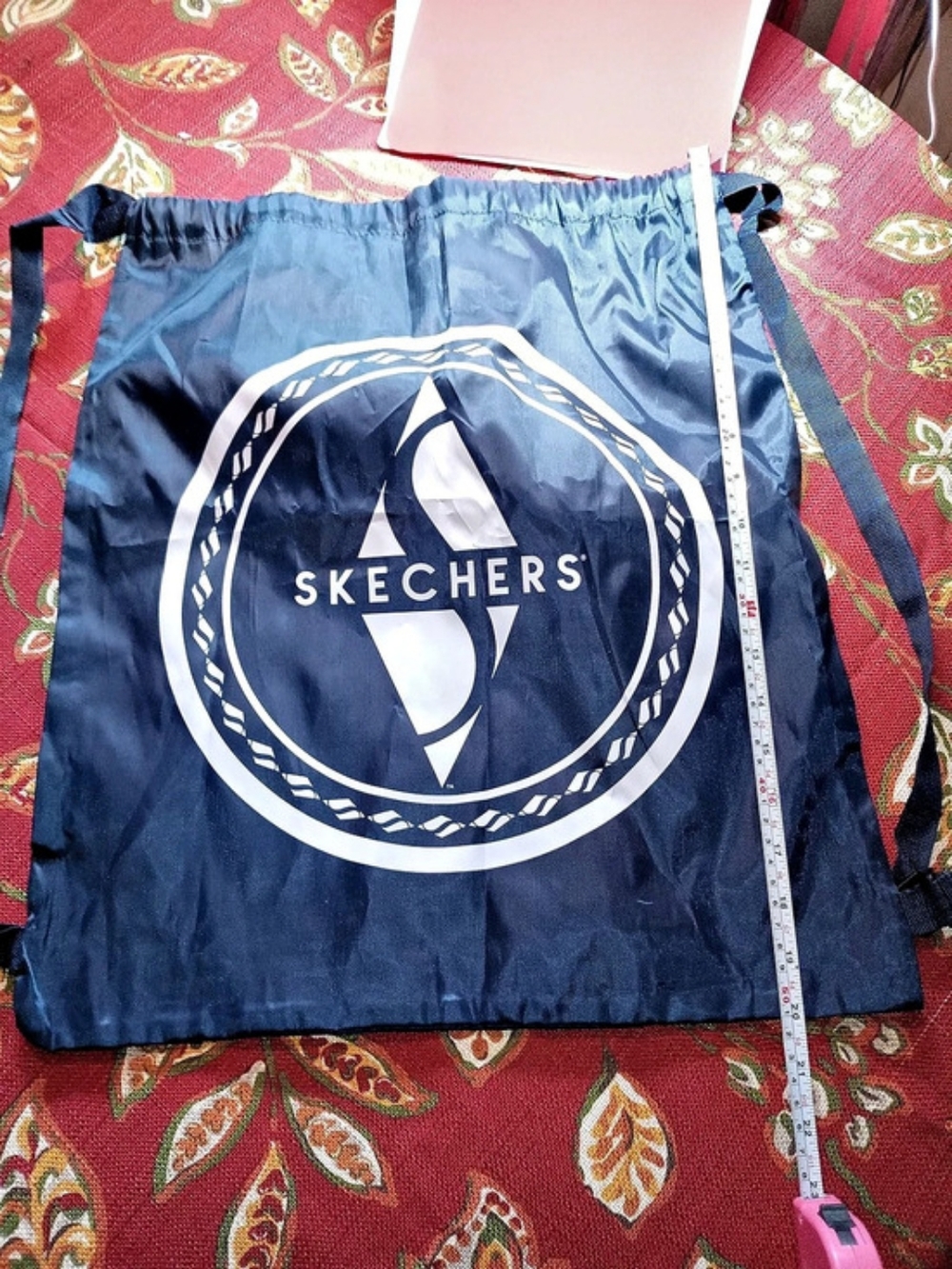 Skechers Logo Drawstring Cinch Bag Blue